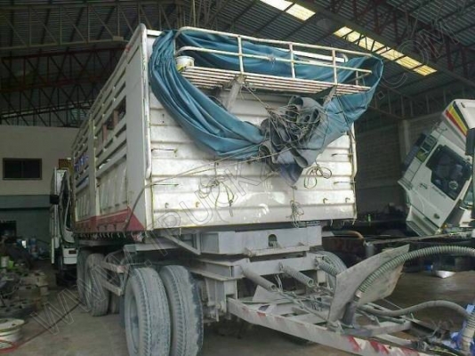 รถบรรทุกพ่วงดั๊มพ์ แม่-ลูก ยี่ห้อ ISUZU รุ่น FXZ ยูโร2