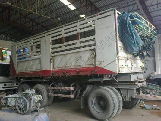 รถบรรทุกพ่วงดั๊มพ์ แม่-ลูก ยี่ห้อ ISUZU รุ่น FXZ ยูโร2