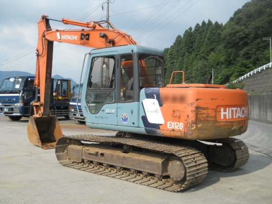ขายด่วน  HITACHI  Ex120-3   เก่าญี่ปุ่นแท้   เดิม  สภาพสวย  แทรค  70