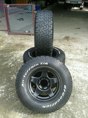 ขาย BF ALL 265/70 R16 พร้อมล้อ LENSO ลาย Bradley 16 x 8 ET  0