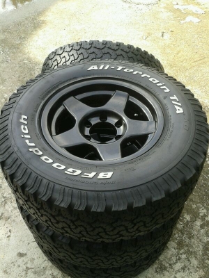 ขาย BF ALL 265/70 R16 พร้อมล้อ LENSO ลาย Bradley 16 x 8 ET  0