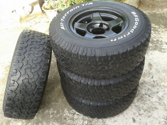 ขาย BF ALL 265/70 R16 พร้อมล้อ LENSO ลาย Bradley 16 x 8 ET  0