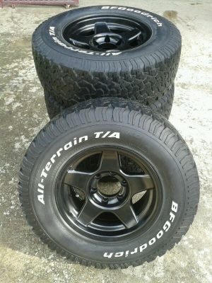ขาย BF ALL 265/70 R16 พร้อมล้อ LENSO ลาย Bradley 16 x 8 ET  0