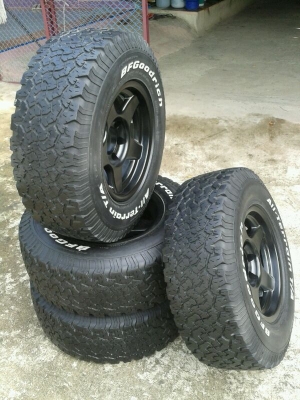 ขาย BF ALL 265/70 R16 พร้อมล้อ LENSO ลาย Bradley 16 x 8 ET  0