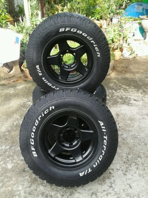 ขาย BF ALL 265/70 R16 พร้อมล้อ LENSO ลาย Bradley 16 x 8 ET  0