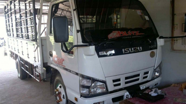 Isuzu NKR130 Terbo Uroปี 51 คอกเหล็กอย่างสวย วิ่งแสนโล เครื่องเสียงเป็นแสน