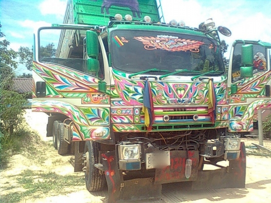 ขายรถพ่วง 22 ล้อ 2 เพลา แม่-ลูก กระบะเนียมดั้ม ISUZU FXZ 3602 ปี.53 สภาพสวยมาก