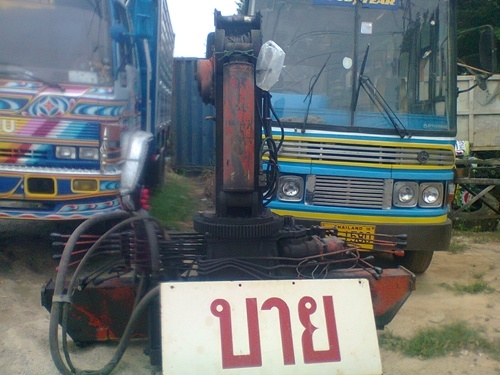 ขายเครนยูนิค 5 ตัน หกเหลี่ยม 4 ปลอก 3 ชัก ปลอกสุท้ายตอนไว้ชักได้ 2 ชัก