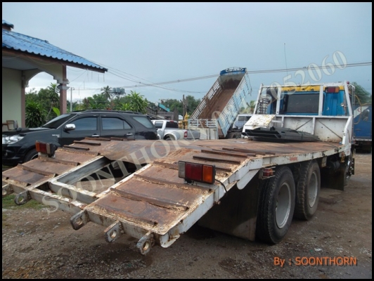 ขายด่วน รถบรรทุก 10 ล้อ MITSUBISHI FUSO 527M-A 195 แรง เทเลอร์หางปลา พร้อมใช้งาน ราคาสุดคุ้ม