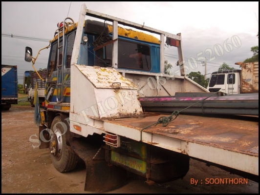 ขายด่วน รถบรรทุก 10 ล้อ MITSUBISHI FUSO 527M-A 195 แรง เทเลอร์หางปลา พร้อมใช้งาน ราคาสุดคุ้ม