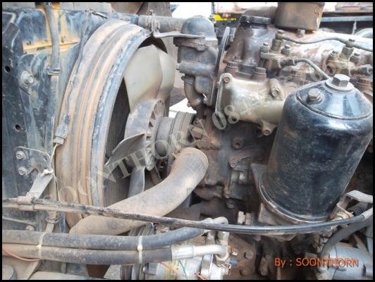 ขายด่วน รถบรรทุก 10 ล้อ MITSUBISHI FUSO 527M-A 195 แรง เทเลอร์หางปลา พร้อมใช้งาน ราคาสุดคุ้ม