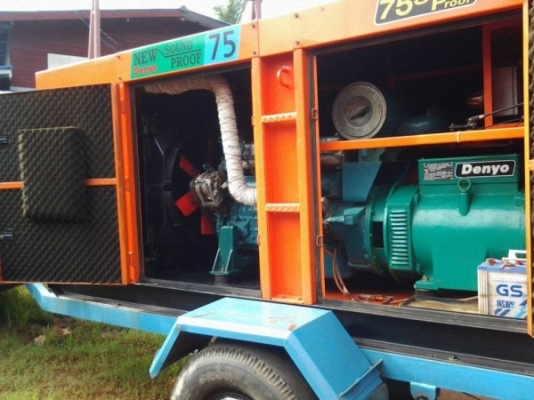 13.  ขายเครื่องปั่นไฟ  75 kva    ราคา 280,000  บาท