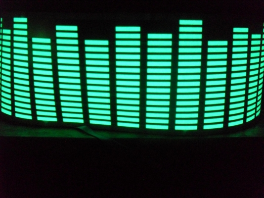 แผ่นไฟกระพริบตามเสียงเพลงสำหรับติดรถยนต์.ต์ Car Sticker El Equalizer แผ่นไฟกระพริบตามเสียงเพลงสำหรับติดรถยนต์.ต์ Car Sticker El Equalizer