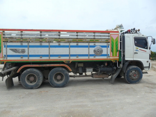 Hino Mega 320 CNG 6 ถัง ปี 49 แม่ลูก วิ่งไม่เคยแบกน้ำหนัก อู่พงษ์ไพบูรย์บ้านโป่งพร้อมใช้  7 พ่วง