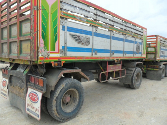 Hino Mega 320 CNG 6 ถัง ปี 49 แม่ลูก วิ่งไม่เคยแบกน้ำหนัก อู่พงษ์ไพบูรย์บ้านโป่งพร้อมใช้  7 พ่วง