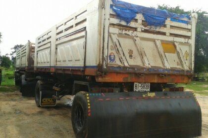 หกล้อดั้ม isuzu NPR ประกอบ ช่วงล้างใหญ่ Fหน้า -หลัง POWER เกียร์ร็อก สภาพพร้อมลุย