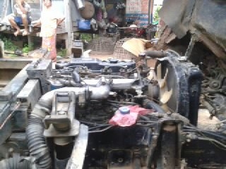 หกล้อดั้ม isuzu NPR ประกอบ ช่วงล้างใหญ่ Fหน้า -หลัง POWER เกียร์ร็อก สภาพพร้อมลุย