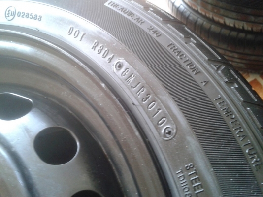 (ชุด2,200บ.)กระทะเหล็ก15"ใส่4รู100+ยาง185/55/15(แถมฝาครอบ เลือกเอาhondaหรือmasda)