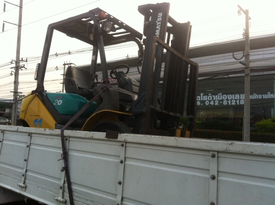 ขายฟอร์คลิฟต์ KOMUTSU FG20-16 ( SPECS JAPAN )  เสา 3 M  , เกียร์ MT  สภาพสวยครับ ใช้งานมาน้อย 5000 กว่า ช.ม  ++ เดิมแท้จากญี่ปุ่น