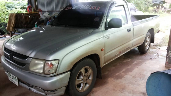 ***ขายแล้วครับขอบคุณ Truck2hand ขาย กระบะตอนเดียวTOYOTA TIGER 2.5D4D ปี46/03 เครื่องคอมมอลเรล แรงแห้งจัด ช่วงล่างแน่น คัสซีสวยเดิม รถเดิมบาง หน้า-หลังเดิม ไม่เคยชนหนัก ยางดี ล้อแม็ก พ.พาวเวอร์ แอร์ คอนโซลเต็ม ภายในดี สีมีรอยขีดข่วนบ้าง พร้อมใช้ พร้อมลุยงา