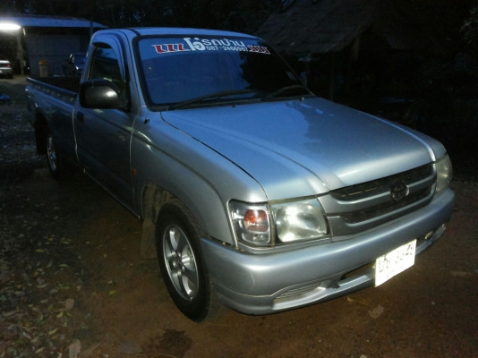 ***ขายแล้วครับขอบคุณ Truck2hand ขาย กระบะตอนเดียวTOYOTA TIGER 2.5D4D ปี46/03 เครื่องคอมมอลเรล แรงแห้งจัด ช่วงล่างแน่น คัสซีสวยเดิม รถเดิมบาง หน้า-หลังเดิม ไม่เคยชนหนัก ยางดี ล้อแม็ก พ.พาวเวอร์ แอร์ คอนโซลเต็ม ภายในดี สีมีรอยขีดข่วนบ้าง พร้อมใช้ พร้อมลุยงา