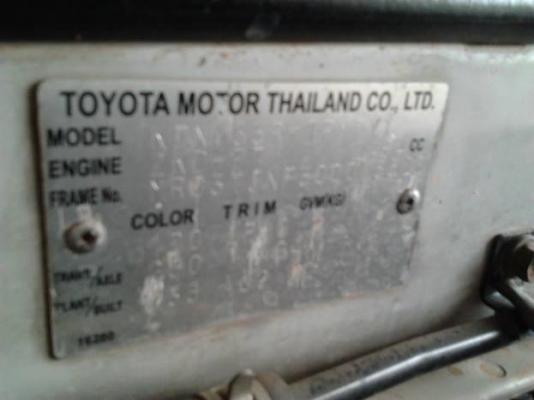 ***ขายแล้วครับขอบคุณ Truck2hand ขาย กระบะตอนเดียวTOYOTA TIGER 2.5D4D ปี46/03 เครื่องคอมมอลเรล แรงแห้งจัด ช่วงล่างแน่น คัสซีสวยเดิม รถเดิมบาง หน้า-หลังเดิม ไม่เคยชนหนัก ยางดี ล้อแม็ก พ.พาวเวอร์ แอร์ คอนโซลเต็ม ภายในดี สีมีรอยขีดข่วนบ้าง พร้อมใช้ พร้อมลุยงา