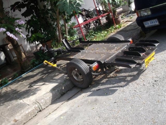 รถเทลเลอร์ลากบรรทุกรถมอเตอร์ไซด์ บรรทุกได้ 1-3 คัน