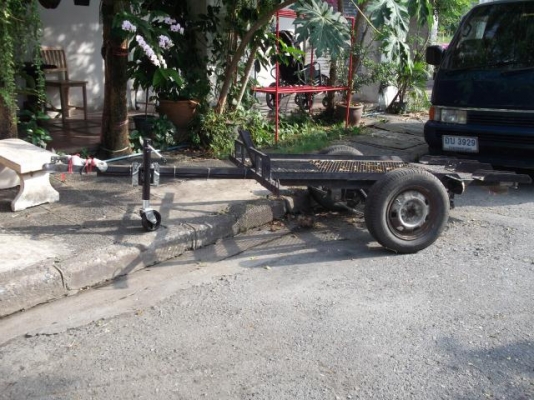 รถเทลเลอร์ลากบรรทุกรถมอเตอร์ไซด์ บรรทุกได้ 1-3 คัน