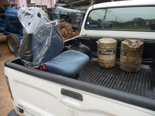 ขายแล้วครับ เบาะใส่รถไถฟอร์ดได้ทุกรุ่น นั่งกระชับมีท้าวแขนขับสบาย มีเข็มขัดนิรภัยมาด้วย สภาพใหม่มากๆ ตัวละ8,500บาท.