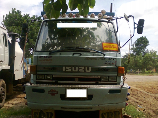 ISUZU นางฟ้า FXZ23NFP R 2 เพลา ดัมพ์ กระบะอลูมิเนียม มีระบบลากจูง