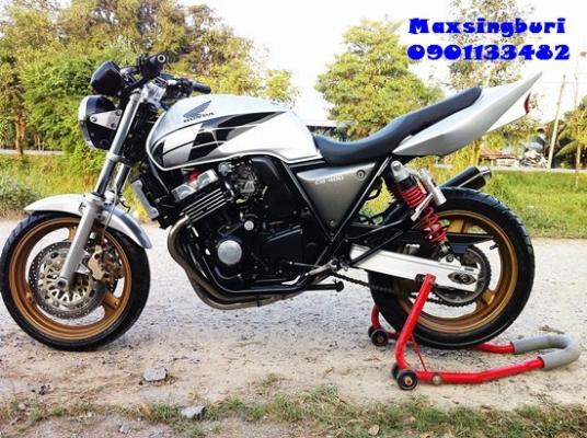 แม็กสิงห์บุรี//CB 400 ปี 96 เวอชั่น S แต่งสวยๆ INV ท้ายแต่ง+ท่อสูตร 77000 ด่วน