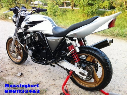 แม็กสิงห์บุรี//CB 400 ปี 96 เวอชั่น S แต่งสวยๆ INV ท้ายแต่ง+ท่อสูตร 77000 ด่วน
