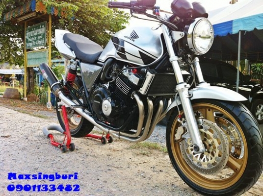 แม็กสิงห์บุรี//CB 400 ปี 96 เวอชั่น S แต่งสวยๆ INV ท้ายแต่ง+ท่อสูตร 77000 ด่วน
