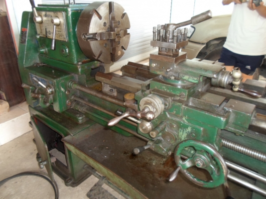 แท่นกลึง 3 เพลา เกียร์บล็อก 5 ฟุต  65000