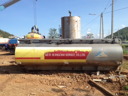 ขาย ถังน้ำมันอลูมิเนียม ติดรถสภาพสวยเหลือใบเดียว ครับ