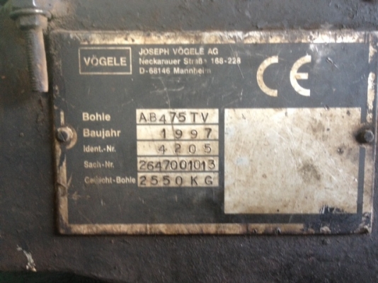 ขาย รถปูยาง V&Ouml;GELE รุ่น Super-1500 ล้อแทร็ก สภาพดีพร้อมใช้งาน ราคาคุยกันได้