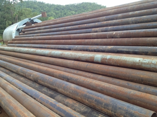 ขายท่อไม่มีตะเข็บ(Seamless) ขนาด 8"  ยาว 8-10 เมตร ยังไม่ผ่านการใช้งานเหลือน้อยเต็มที ราคาไม่แพง!!!!