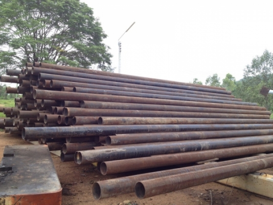 ขายท่อไม่มีตะเข็บ(Seamless) ขนาด 8"  ยาว 8-10 เมตร ยังไม่ผ่านการใช้งานเหลือน้อยเต็มที ราคาไม่แพง!!!!