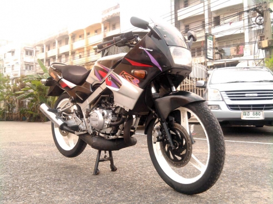 ขออนุญาติขาย  KAWASAKI KR 150 cc. สีดำ ล้อแม็ก