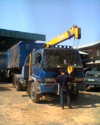 DECA หัวลาก2เพลา พร้อมเครน หลัง 2 คาน DECA หัวลาก2เพลา พร้อมเครน หลัง 2 คาน