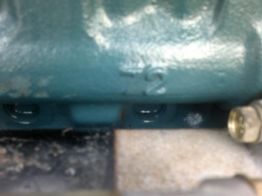 ขายเครื่อง 3 สูบเก่าญี่ปุ่นยี่ห้อคูโบต้ารุ่น D722ขนาด 17 แรงสภาพสวย