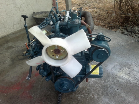 ขายเครื่อง 3 สูบเก่าญี่ปุ่นยี่ห้อคูโบต้ารุ่น D722ขนาด 17 แรงสภาพสวย