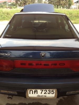 ขาย DEAWOO Esperro CD ปี 2000 เครื่อง 2000 cc.เกียร์ ธรรมดา ล้อแม็ก แอร์ วิทยุ CD ราคา 50,000.-บาท ขาย DEAWOO Esperro CD ปี 2000 เครื่อง 2000 cc.เกียร์ ธรรมดา ล้อแม็ก แอร์ วิทยุ CD ราคา 50,000.-บาท