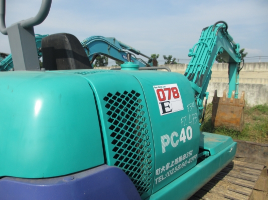 KOMATSU PC40-7  เก่าญี่ปุ่น เอวแน่น สภาพพร้อมใช้ สุดๆเอาไปแบ่งกันใช้ได้เลยครับ   น้องร็อค จัดหั้ย สนใจโทร สอบถามได้ 081-8535656