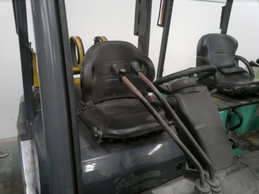 ขายรถฟอร์คลีฟท์ TOYOTA 8FGL25 เสา3 เมตร เกียร์ออโต้ปี2007, 4527 ชม.รถนอกนำเข้า ติดต่อ มานะ 085-9049669