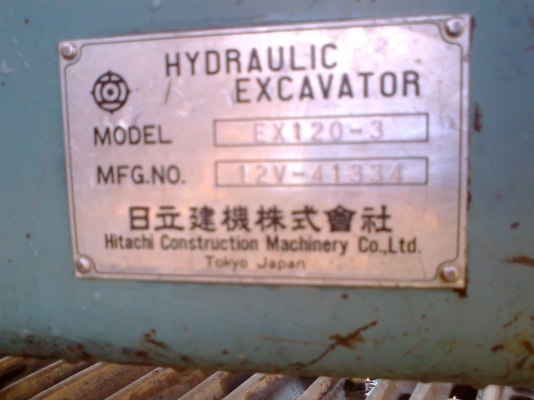 ขายด่วน!..รถแบคโฮ HITACHI EX 120-3 เก่าญีปุ่น.