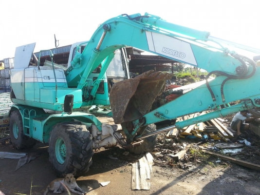 รถขุดล้อยางKOBELCO-SK100*3