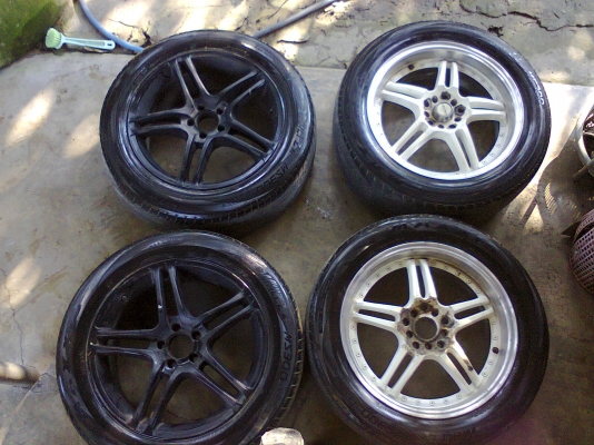 ขายล้อแม็กซ์ขอบ 17" LENSO 4 วง ของแท้ 5 รู