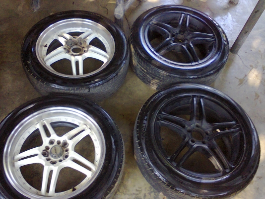 ขายล้อแม็กซ์ขอบ 17" LENSO 4 วง ของแท้ 5 รู