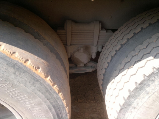 ขายรถพ่วง 22 ล้อ 2 เพลา แม่-ลูก กระบะเหล็กคอกเกษตรไม่ดั้ม ISUZU GIGR 6WA1-360 แรง ปี.52 รถใช้งานอยู่